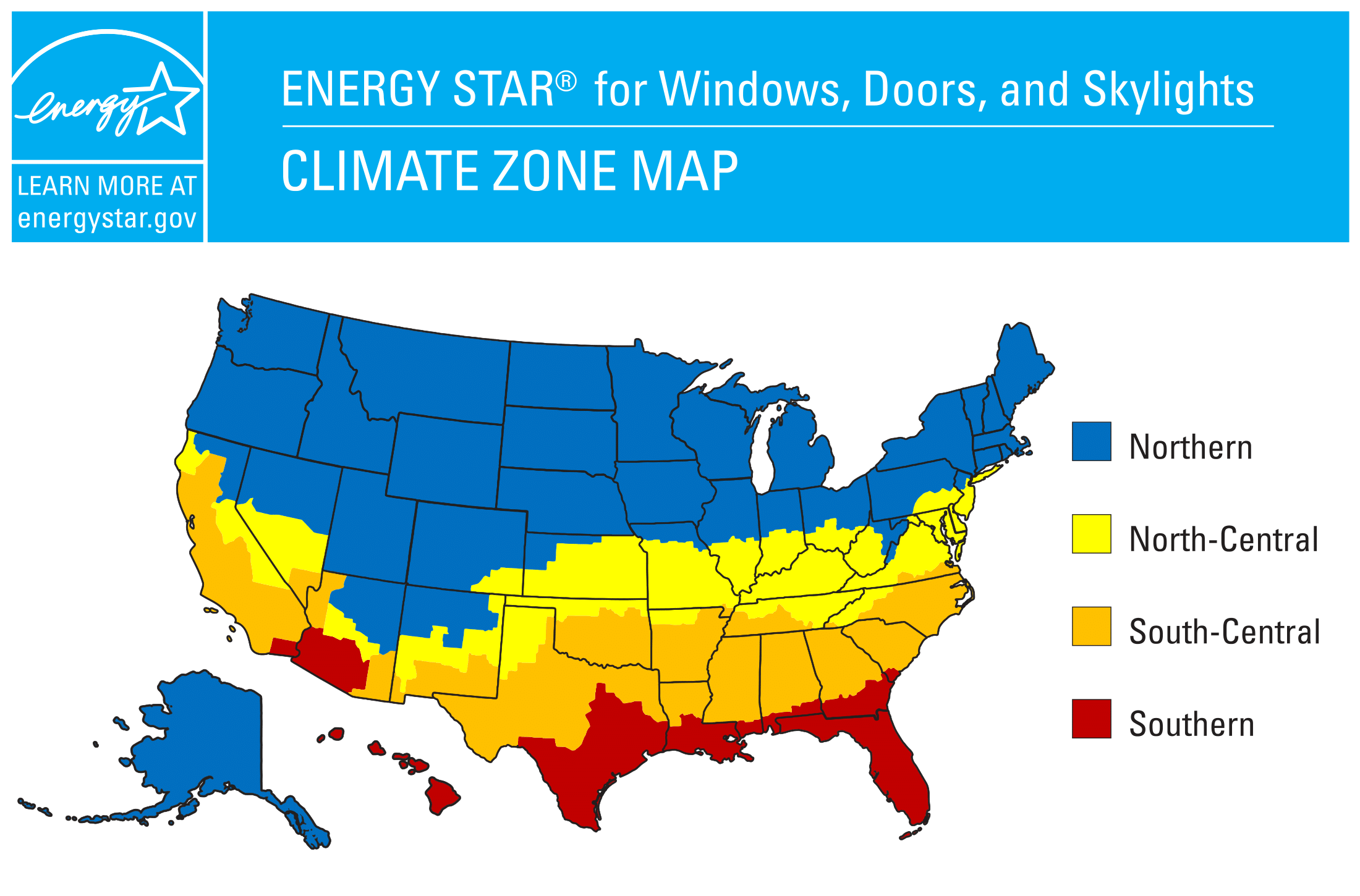 2023 Updated ENERGY STAR Climate Zone map