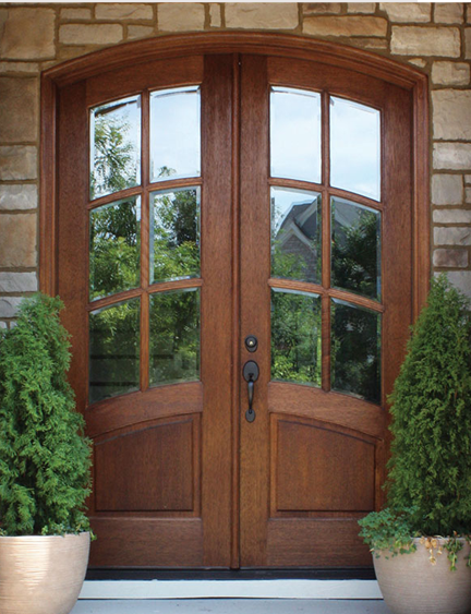 eyebrow arch-top front door